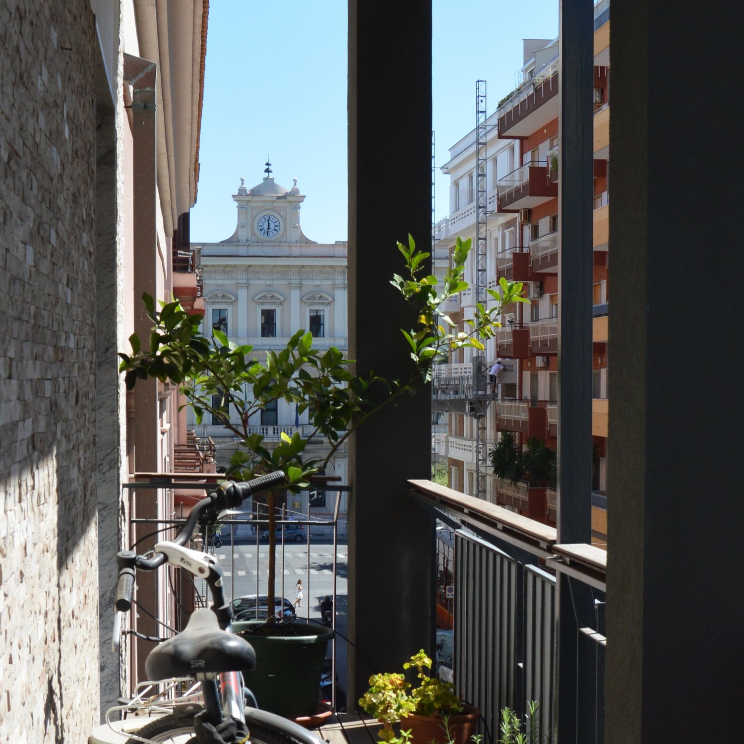 Il terrazzo di casa fortu in centro